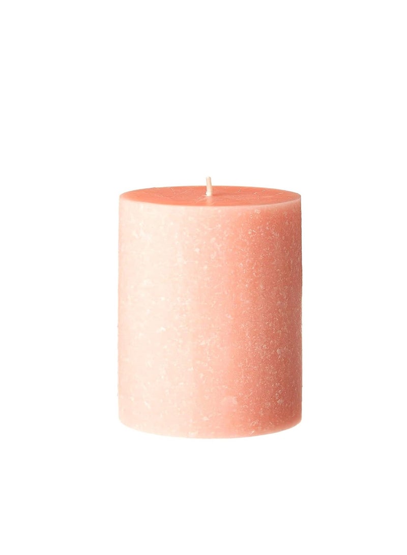 atorakushon® Smokeless and Dripless Scented Pillar Candles for Decoration Wedding Housewarming Gift Non-Toxic Ultra Clean Burn (Set of 2 Peach) - Image 3