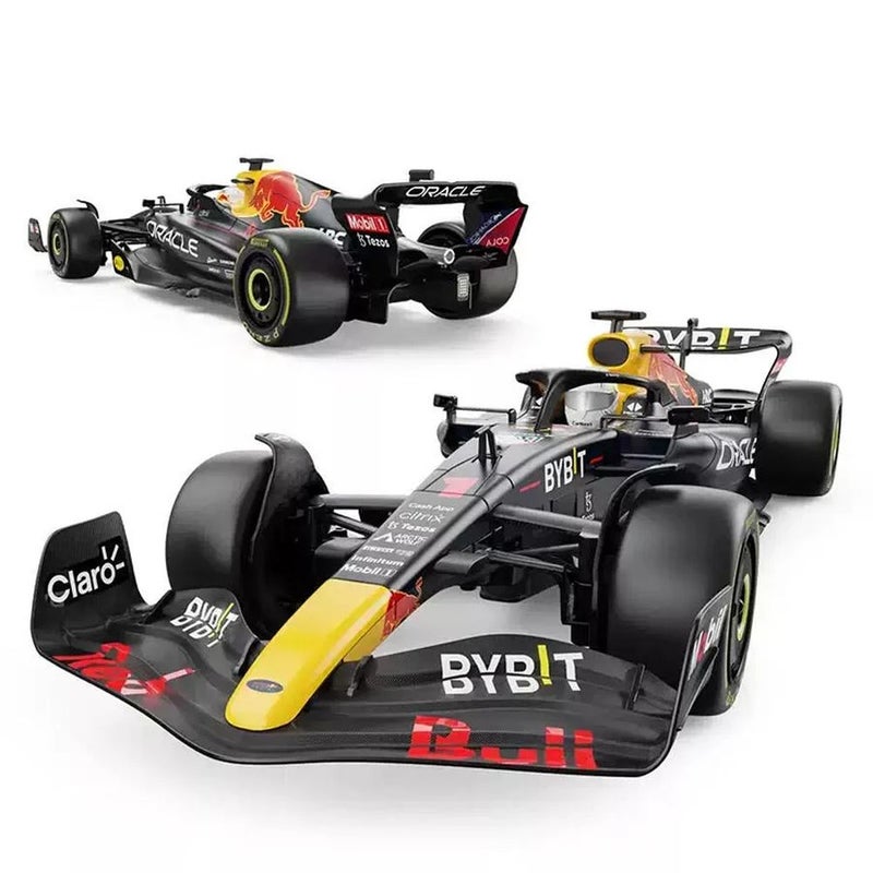 Rastar - Oracle Red Bull RB18 1:12 with USB charging And Remote Control - Black - 94706 - Image 4