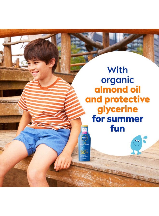 نيفيا لوشن مرطب للأطفال من صن كيدز بعامل حماية من الشمس 50، 200 مل - Image 5