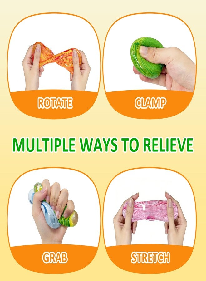 Gucbbaui Stress Eggs Fidget Toys, Squishy Egg Suga Toys for Kids & Adults, Sensory Stretchy Squeeze Stress Relief Balls for Anxiety, Squeeze Balls for Desk Toy, Birthday Gifts Party Favors, Classroom Prizes - Image 5