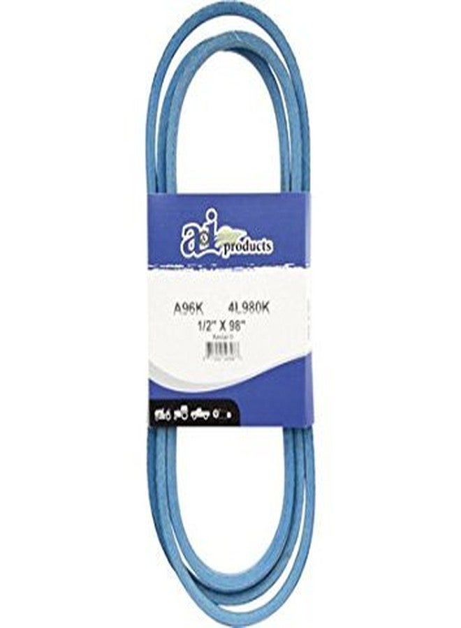 Pix A & I Products Blue Kevlar V-Belt with Kevlar Cord - 98in.L x 1/2in.W, Model# A96K/4L980K