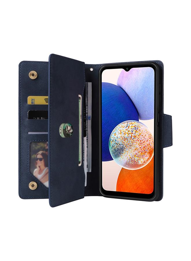 اس-توب جراب لهاتف Samsung Galaxy A15 5G بمشبك برشام و9 بطاقات ومحفظة جلدية قابلة للطي بثلاثة أضعاف - Image 4