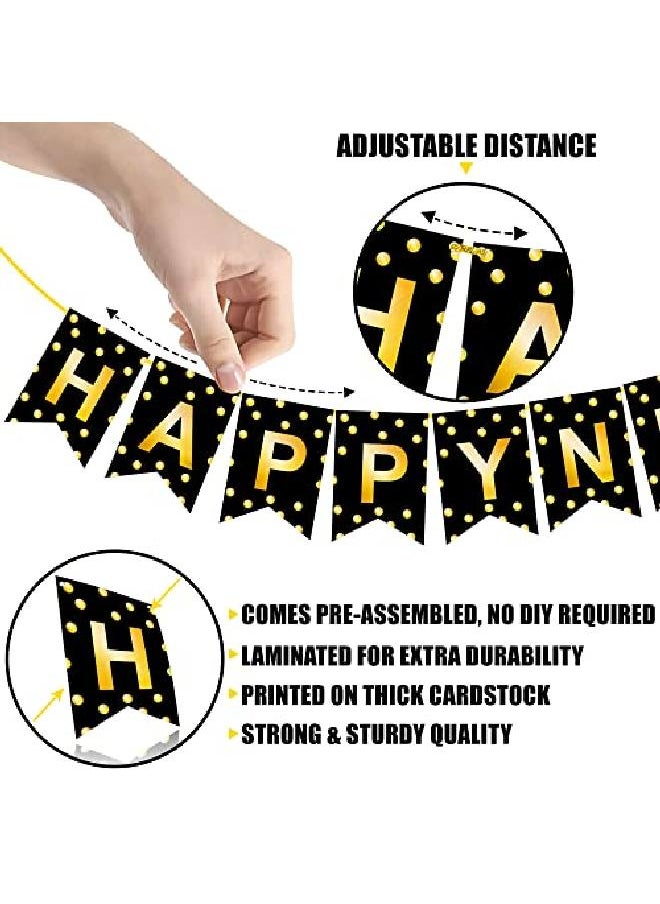 KATCHON Shiny Happy New Year Banner 2022 Large 10 Feet No Diy | Nye Decorations | Happy New Year Sign For New Years Eve Party Supplies 2022 | New Years Eve Decorations For Happy New Year Decorations 2022  - Image 5