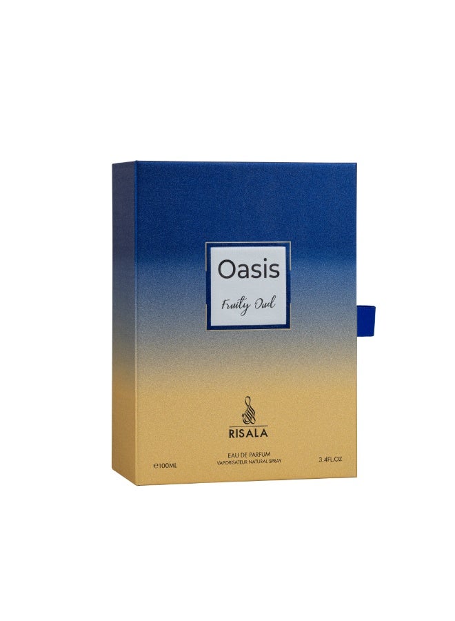 Risala عطر ريسالا إليت أواسي فواكه العود للنساء 100 مل، عطر للنساء، عطر فاخر يدوم طويلاً لها، رائحة شرقية خشبية مع فاكهة العاطفة، ورد تركي، وعود - Image 2