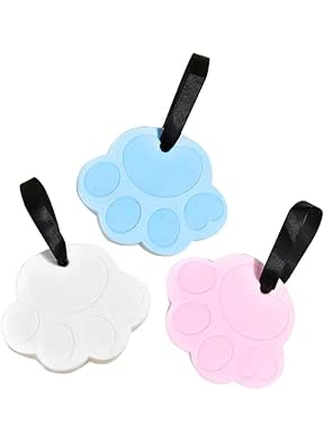 3pcs Soft Cat Claw Bath Sponges Set Exfoliating Body Scrubber For Adults - Image 1