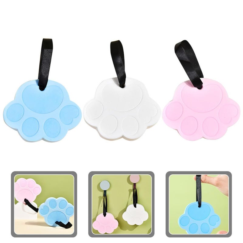 3pcs Soft Cat Claw Bath Sponges Set Exfoliating Body Scrubber For Adults - Image 5