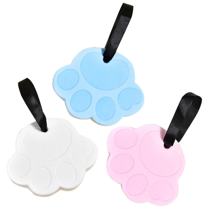 3pcs Soft Cat Claw Bath Sponges Set Exfoliating Body Scrubber For Adults - Image 2