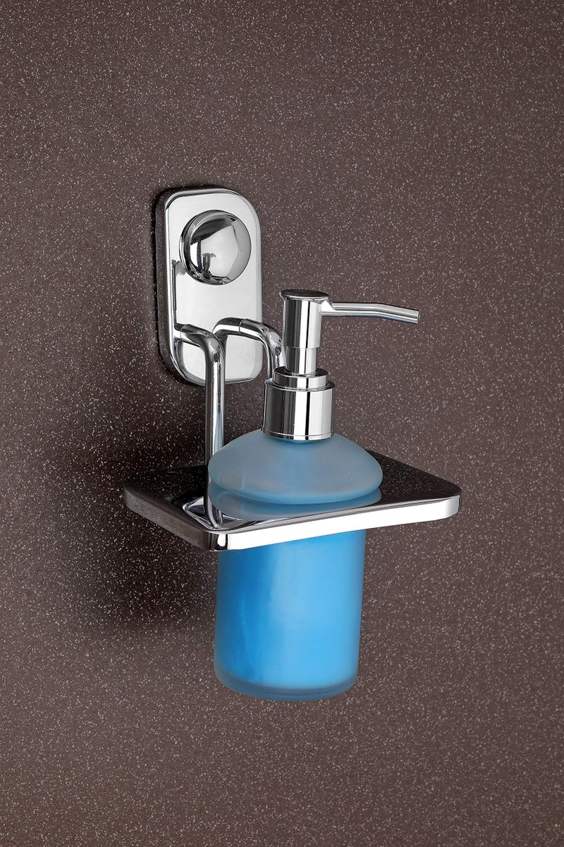 iSTAR Stainless Steel Liquid Soap Dispenser Pump | Wall-Mounted Holder with Hand Wash Bottle | Bathroom Accessory Ideal for Shampoo, Wash Basin, Bathroom, Kitchen, Home, Hotel and Office (Pack of 2) - Image 3