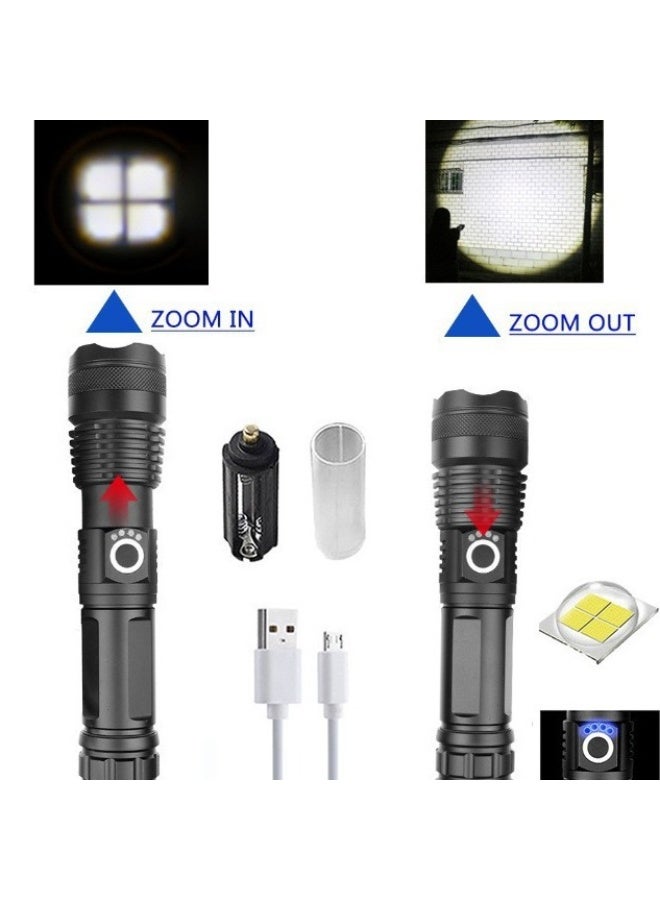Multi-Functional High-Power Aluminum Alloy Flashlight - Image 4