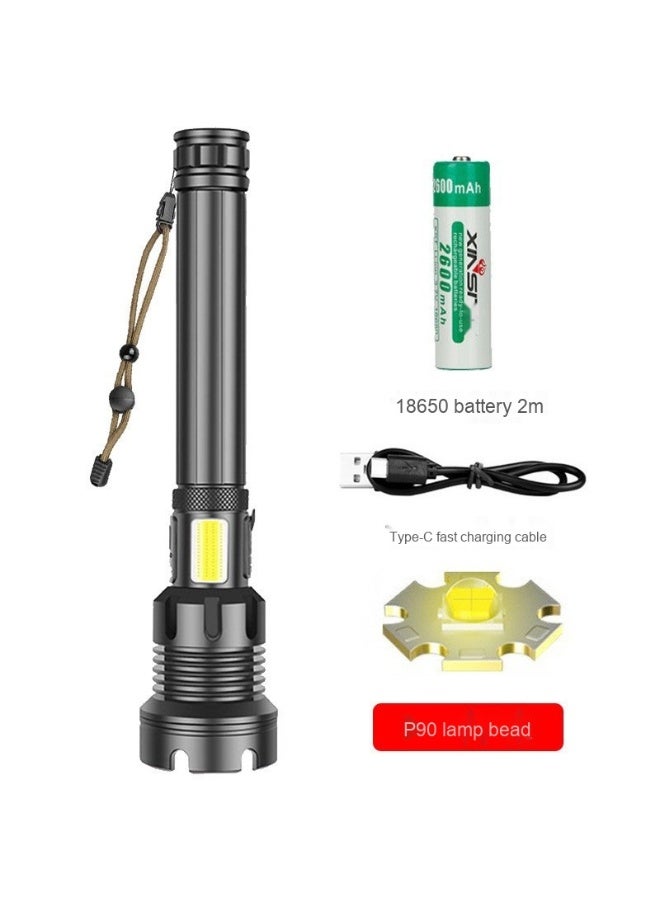 Multi-Functional High-Power Aluminum Alloy Flashlight - Image 1