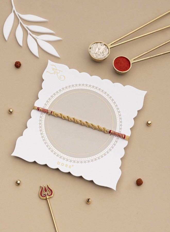DORE® Rakhi Set For Brother Crimson Bond Rakhi - Image 2