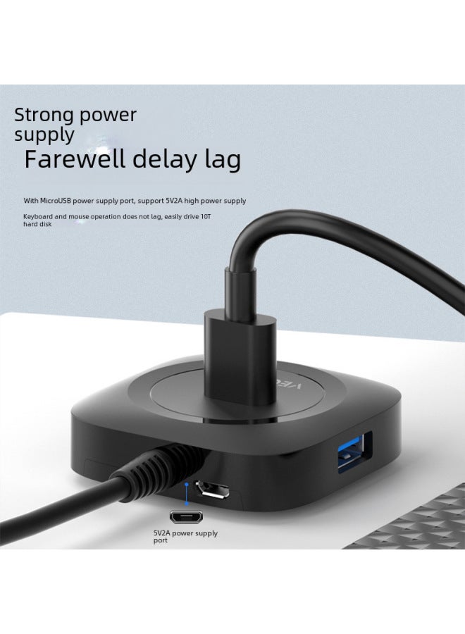 Neutral Usb Splitter Hub3.0 Hub Laptop One-to-four Expansion U Disk Multi-interface Extension Expansion Dock - Image 4