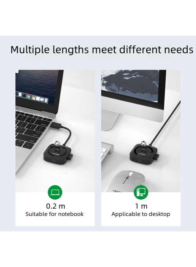 Neutral Usb Splitter Hub3.0 Hub Laptop One-to-four Expansion U Disk Multi-interface Extension Expansion Dock - Image 3