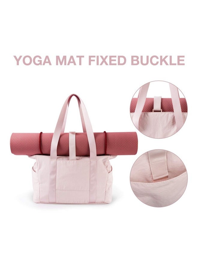 BAGSMART BAGSMART Tote Bag for Women with Zipper, Gym Tote with Compartments, Work Tote Nurse Dance Yoga Bag for Sport, Travel  - Image 4