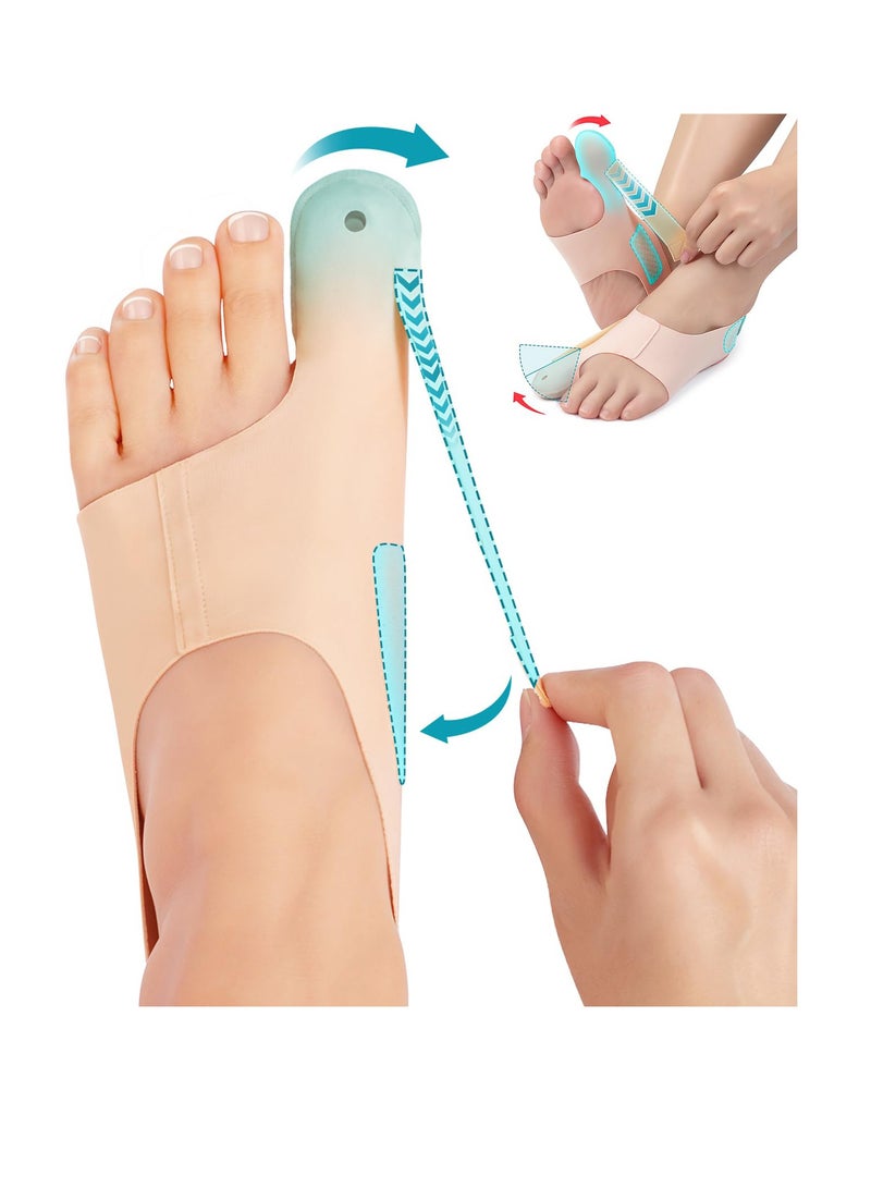 KASTWAVE Bunion Corrector Socks for Women Big Toe, 1Pair Large Bunion Corrector, Bunion Relief Fix Toe Straightener for Athletes, Bunions Correction for in Shoes, Bunion Fix, Day Night Support  - Image 1