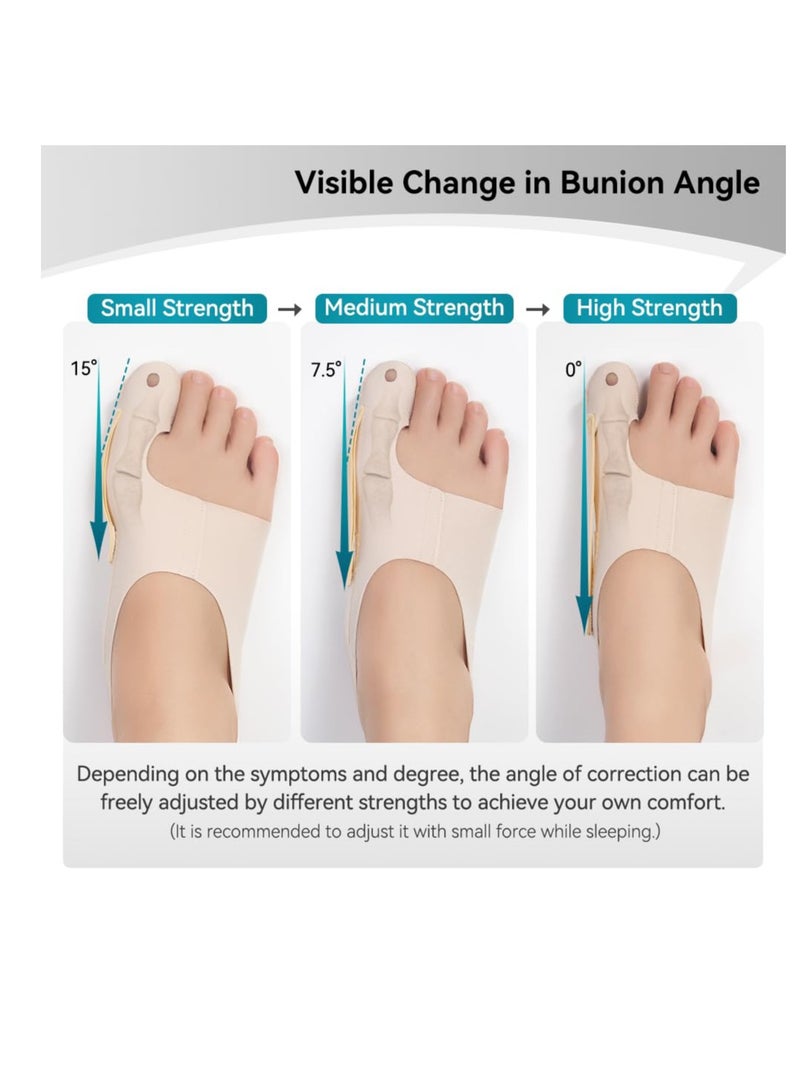 KASTWAVE Bunion Corrector Socks for Women Big Toe, 1Pair Large Bunion Corrector, Bunion Relief Fix Toe Straightener for Athletes, Bunions Correction for in Shoes, Bunion Fix, Day Night Support  - Image 3