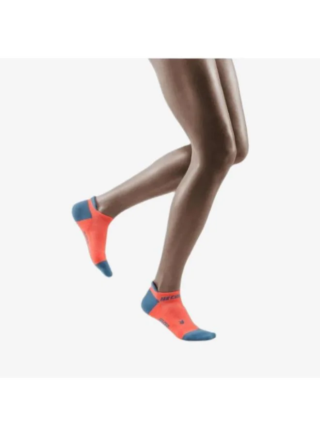 Cep  Compression Socks No Show 3.0 Coral/Grey Women for Women | Best Price UAE