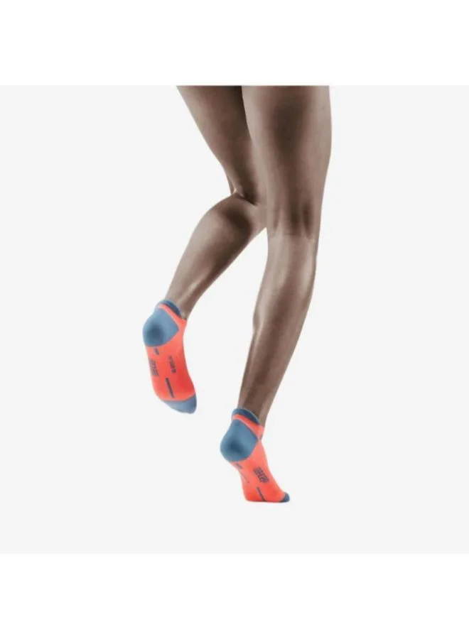 Cep  Compression Socks No Show 3.0 Coral/Grey Women for Women | Best Price UAE