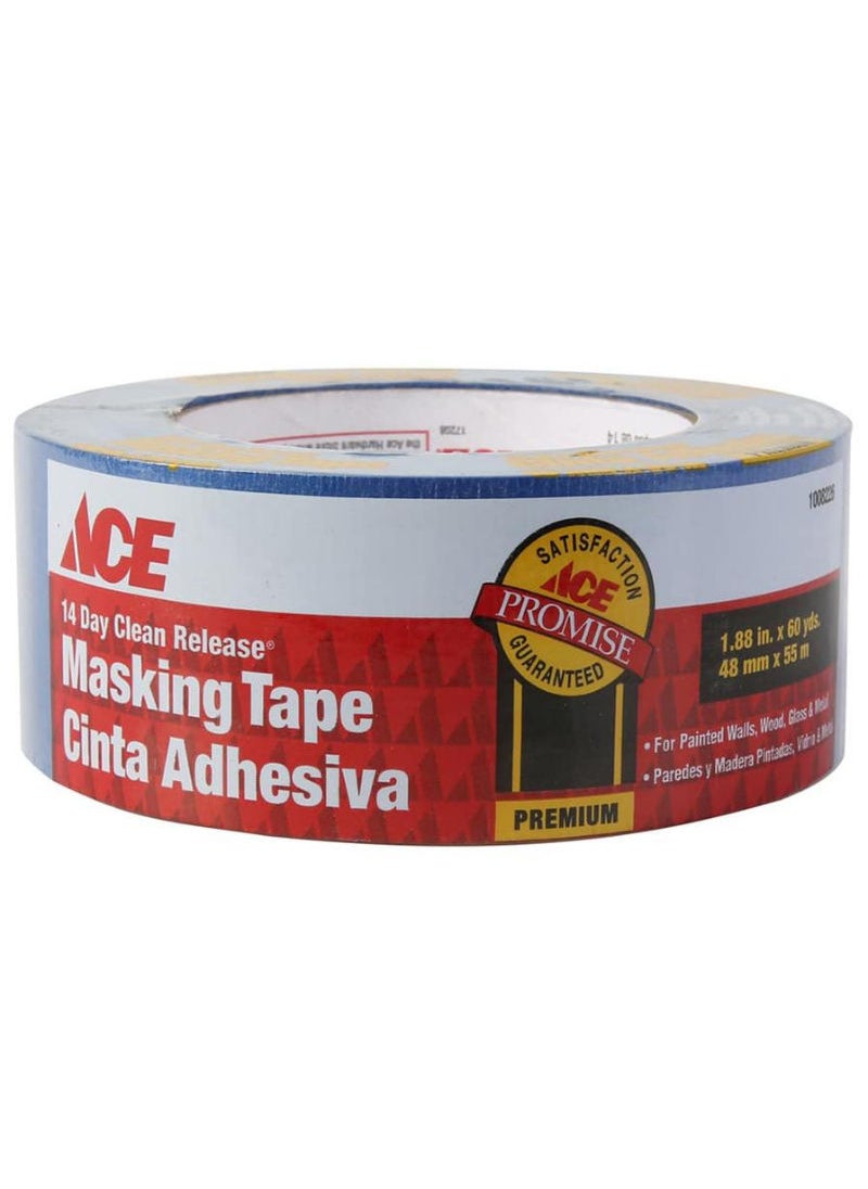 ACE General Purpose Mask Tape 4.77cm X 49.9m Clear 