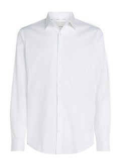CALVIN KLEIN Regular Fit Stretch Cotton Poplin Shirt  - Image 4