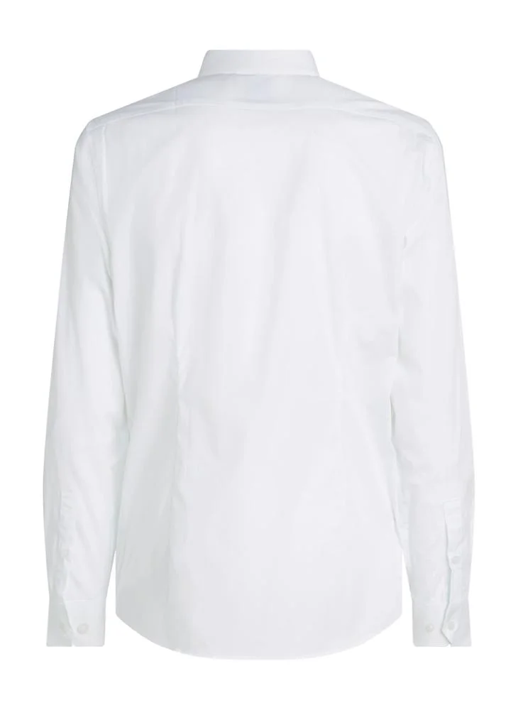 CALVIN KLEIN Regular Fit Stretch Cotton Poplin Shirt