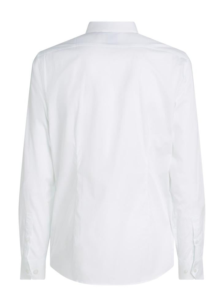 CALVIN KLEIN - Regular Fit Stretch Cotton Poplin Shirt - Image 1