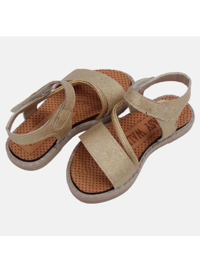 EASY Baby Girls Leather Sandals - Image 3
