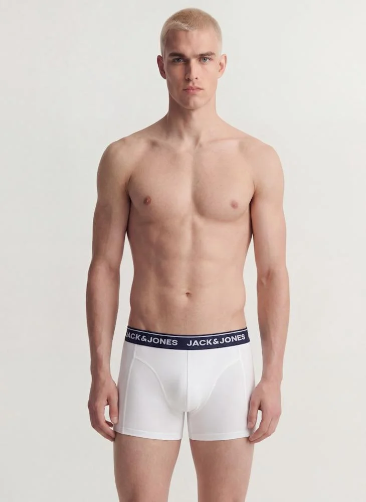 JACK & JONES 5 Pack Of Logo Band Trunks