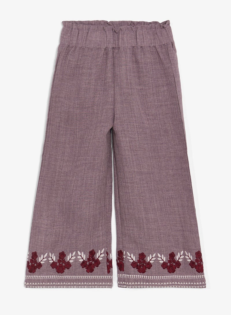 ريبلز مع نمشي طقم بناتي قطعتين مطرز - Image 4