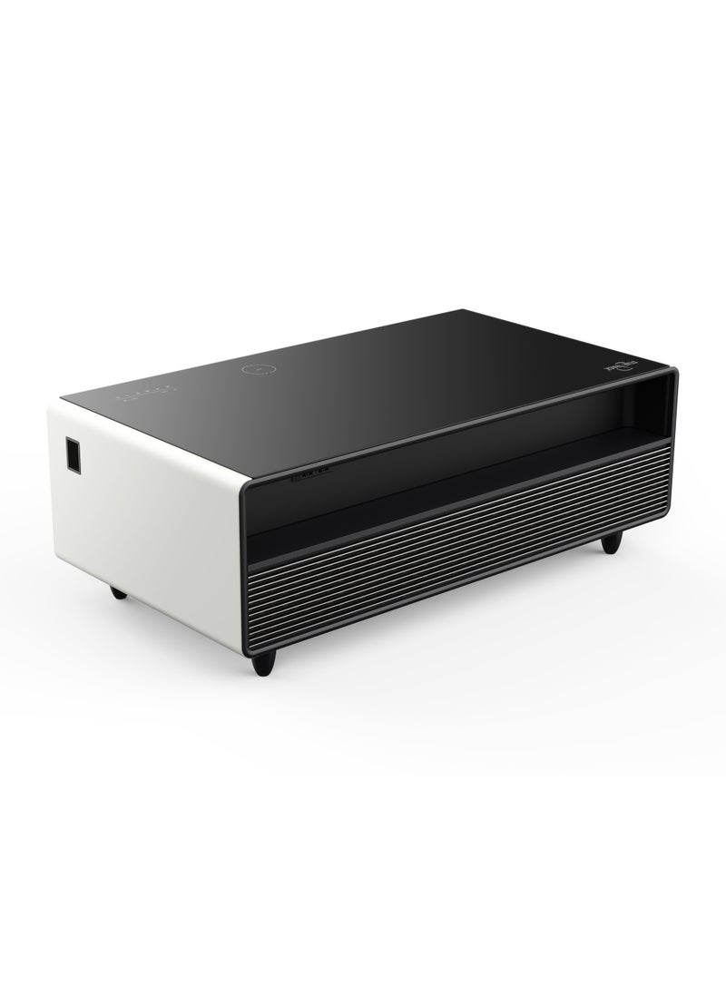 STAR TRACK - STAR TRACK Touch Table 135 liter With Two Refrigerating Doors, Supports Bluetooth, Music Player, USB Charging, Wireless charging, Surrounded Speaker - Image 1