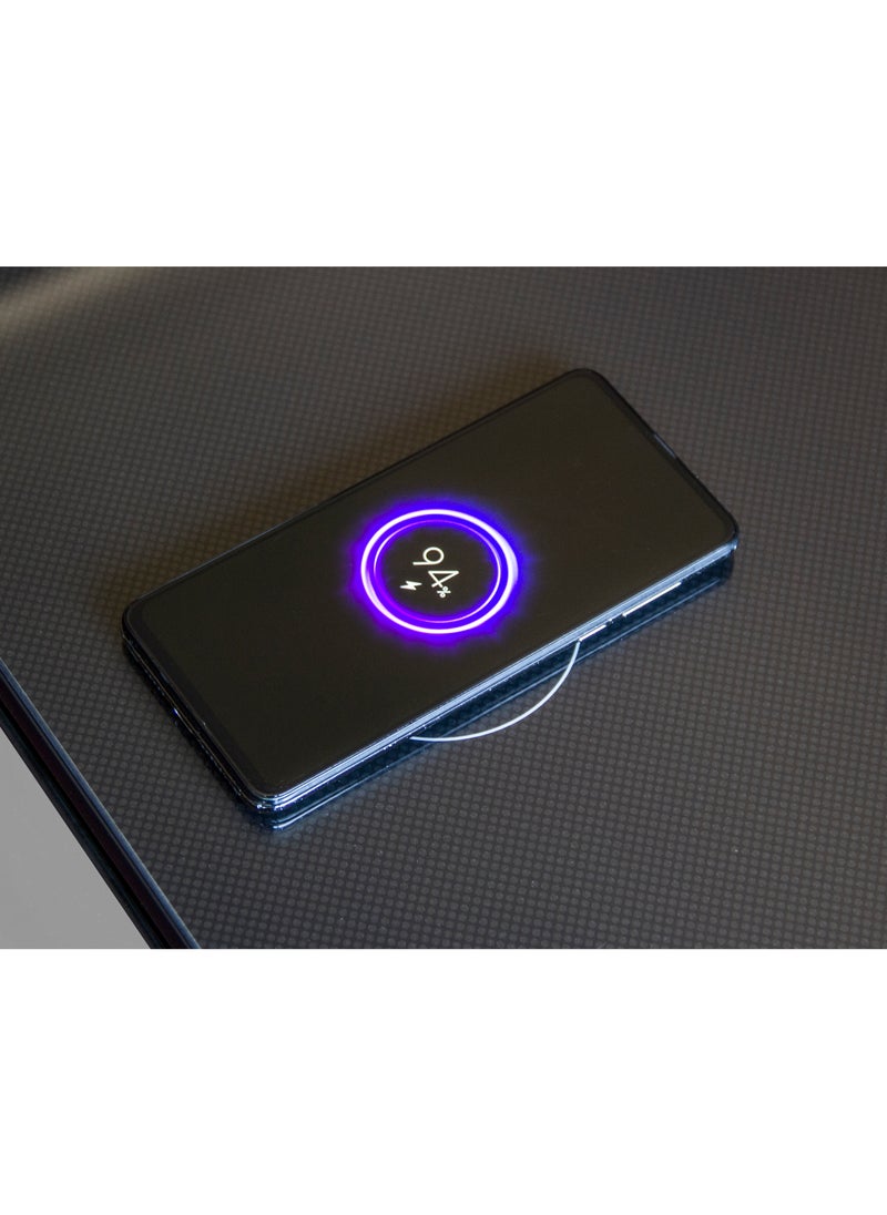 STAR TRACK - STAR TRACK Touch Table 135 liter With Two Refrigerating Doors, Supports Bluetooth, Music Player, USB Charging, Wireless charging, Surrounded Speaker - Image 1