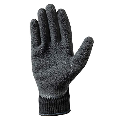 Wells Lamont Cold Weather Latex Grip Versatile Winter Work Gloves | Cut & Tear Resistant | 2-Pair Pack, Medium (526MN), Black - Image 3