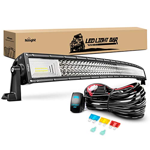 Nilight نيلايت ZH408 52 إنش 783 واط مصباح LED بار مع تصميم ثلاثي الصفوف مع شعاع مركب 78000 لومن مع مجموعة أسلاك مفاتيح روك 12AWG 12 فولت 5 دبابيس مقاومة للماء - Image 1