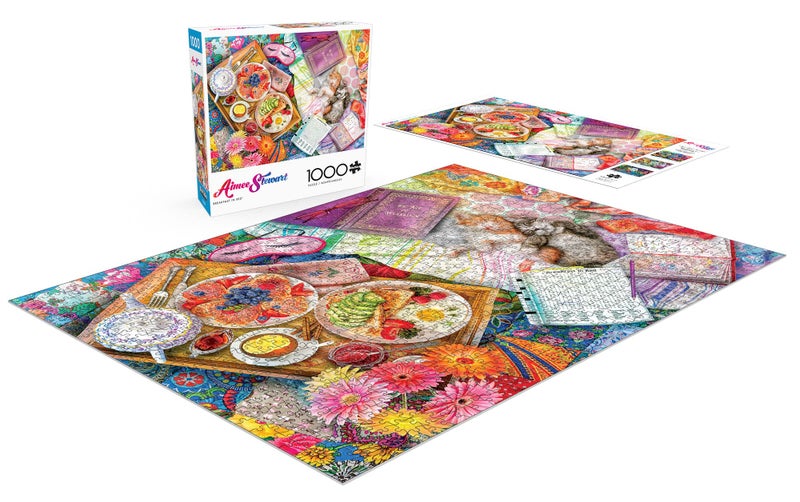 Buffalo Games - Aimee Stewart - Breakfast in Bed - 1000 Piece Jigsaw Puzzle - Image 4