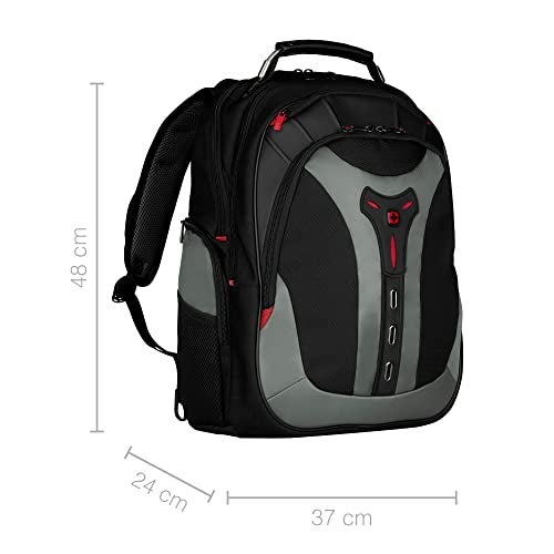 WENGER Pegasus 17 Inch Laptop Backpack, Anti-Scratch Lining with iPad/Tablet/eReader Pocket in Blue (25 Litre)-Blend of Style & Function, Swiss Designed 600639 - Image 3
