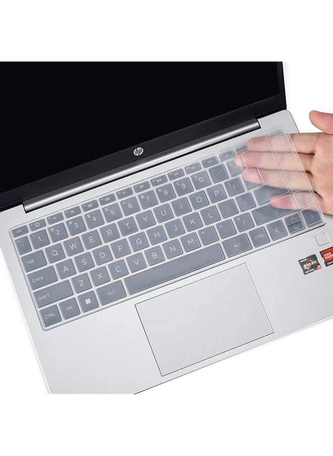 erorex - Keyboard Cover For Hp Laptop 14 And Hp Pavilion X360 14 14M Dy 14M Dw 14 Ek 14 Ek1099Nr 14 Ek0033Dx Ek0013Dx 14M Dy0013Dx Dy0023Dx Dy0033Dx Dy0113Dx Dy1023Dx Dw0023Dx Dw1023Dx 14 Dw1025Nr Clear - Image 1