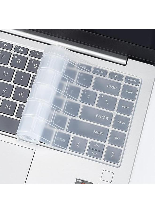 erorex - Keyboard Cover For Hp Laptop 14 And Hp Pavilion X360 14 14M Dy 14M Dw 14 Ek 14 Ek1099Nr 14 Ek0033Dx Ek0013Dx 14M Dy0013Dx Dy0023Dx Dy0033Dx Dy0113Dx Dy1023Dx Dw0023Dx Dw1023Dx 14 Dw1025Nr Clear - Image 1