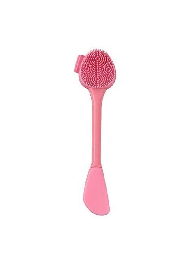 Bhavyam 2 in 1 multipurpose silicone face cleansing brush for applying face pack Pore Cleansing Blackhead Removing face cleaning brush for women girls(multicolour) (1) - Image 2