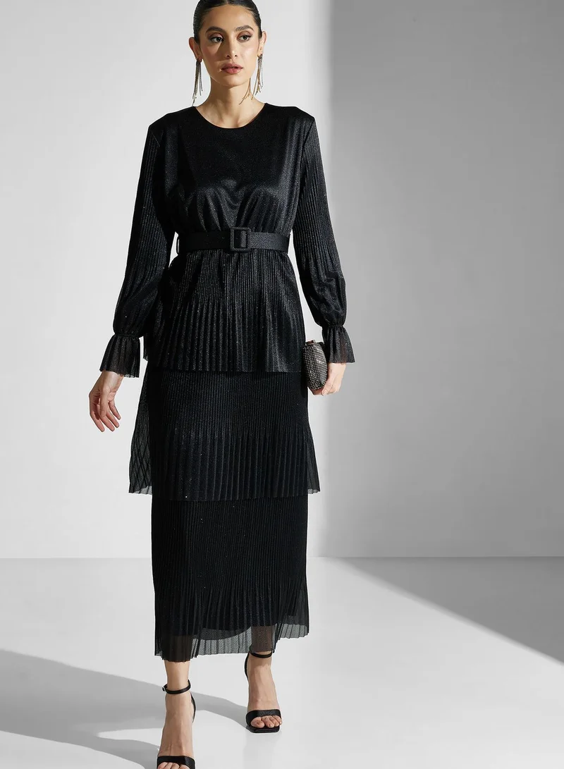 Khizana Layered A-Line Dress