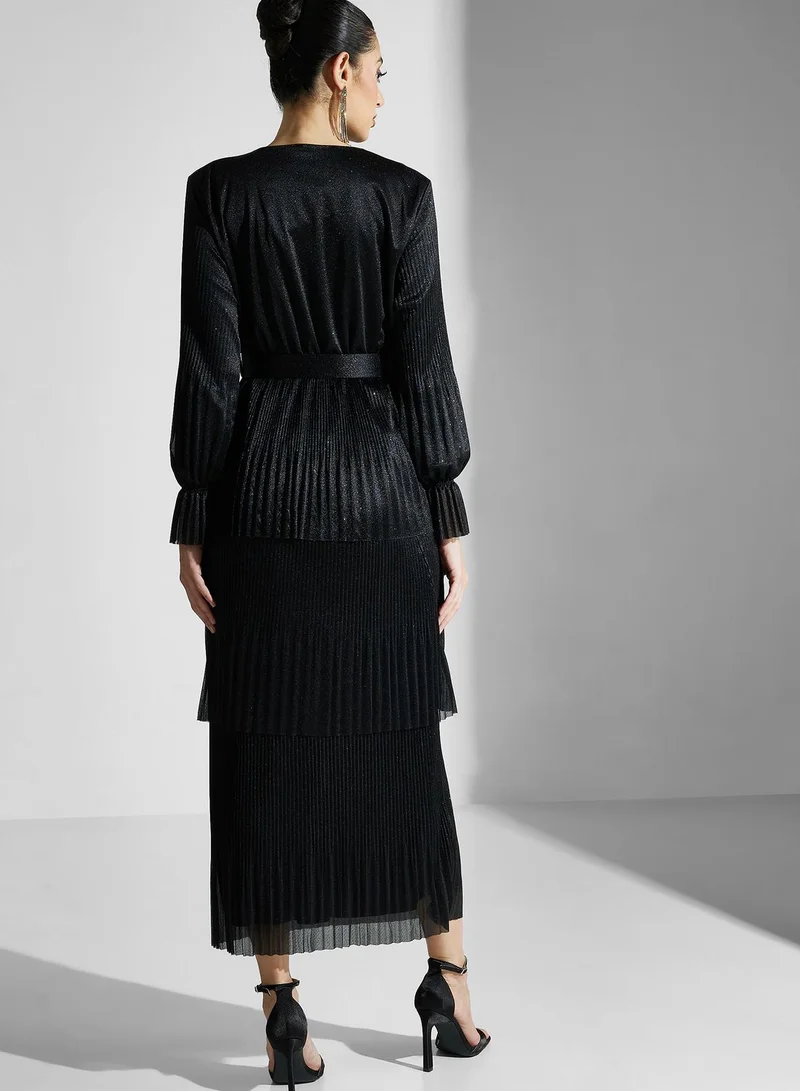Khizana Layered A-Line Dress