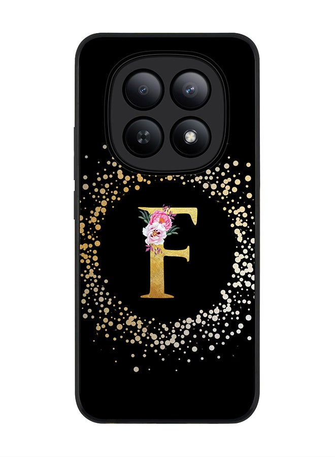 Stylizedd غطاء لهاتف Xiaomi Redmi Note 15 5G / Poco M8، حماية كاميرا نحيفة، غطاء هاتف مضاد للصدمات - تصميم مخصص مزخرف - F (أسود) - Image 1