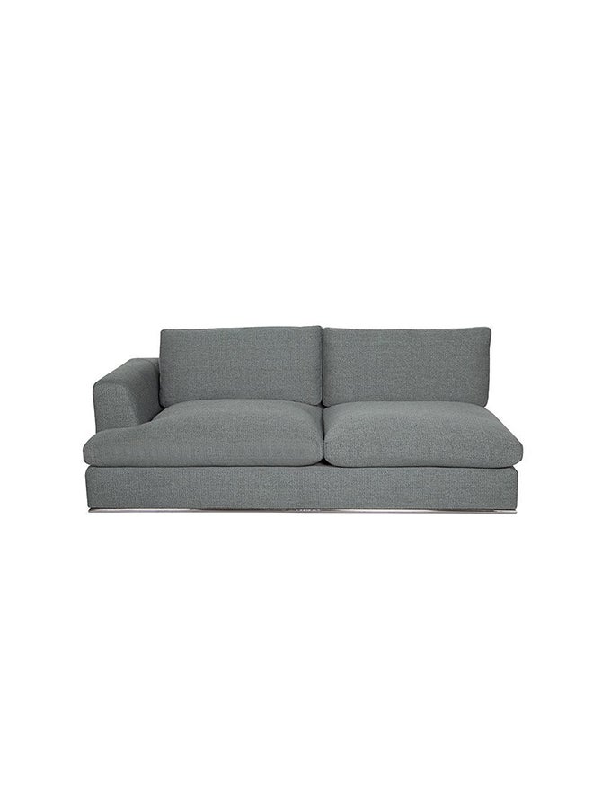 DANUBE HOME Paddington 2 Seater Left Arm Fabric Modular Sofa Modern Design Two Seat Sofas Comfortable Living Room Furniture L 221 x W 103 x H 66 cm Teal Green  - Image 1