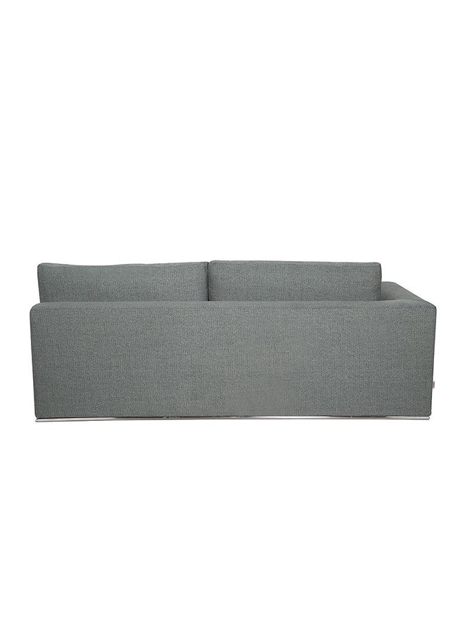 DANUBE HOME Paddington 2 Seater Left Arm Fabric Modular Sofa Modern Design Two Seat Sofas Comfortable Living Room Furniture L 221 x W 103 x H 66 cm Teal Green  - Image 4