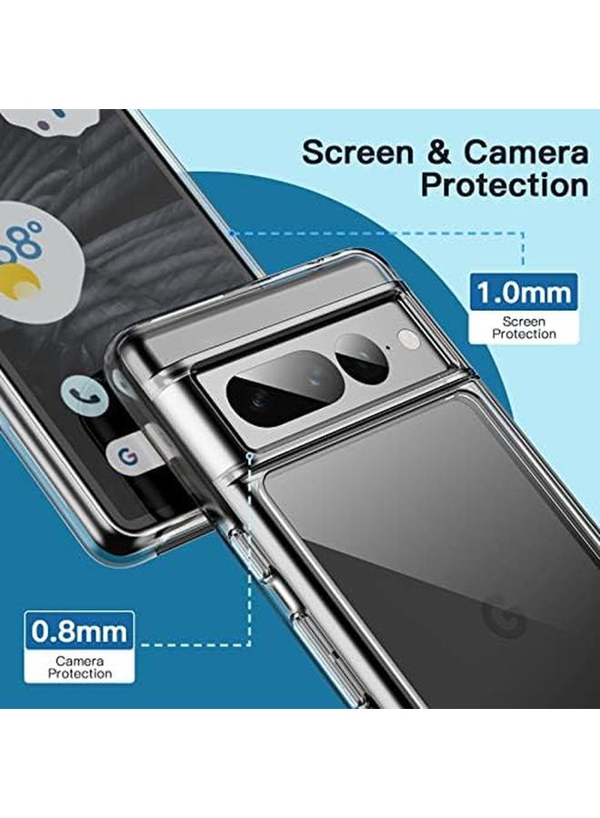 Jetech Case For Google Pixel 7 Pro Shockproof Phone Bumper Cover Anti Scratch Clear Back Hd Clear - Image 4