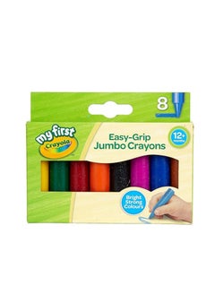 Crayola Assorted Colours - Easy-Grip Colouring Crayons Perfect for Toddlers Hands  - Image 1