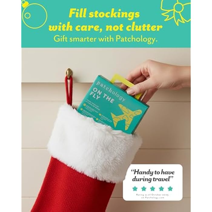 Patchology On The Fly Travel Skincare Kit, Travel-Friendly Hydrating Skin Essentials, Includes 2 Pairs of Eye Patches, 2 Hydrating Face Mask Sheets & 1 Lip Mask, Christmas Gifts & Stocking Stuffers - Image 3