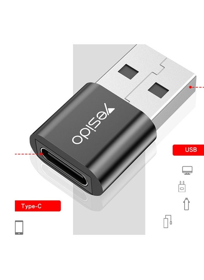 Yesido - USB Type C To USB 3.0 LED Lightning Yesido Adapter Type-C - Image 1
