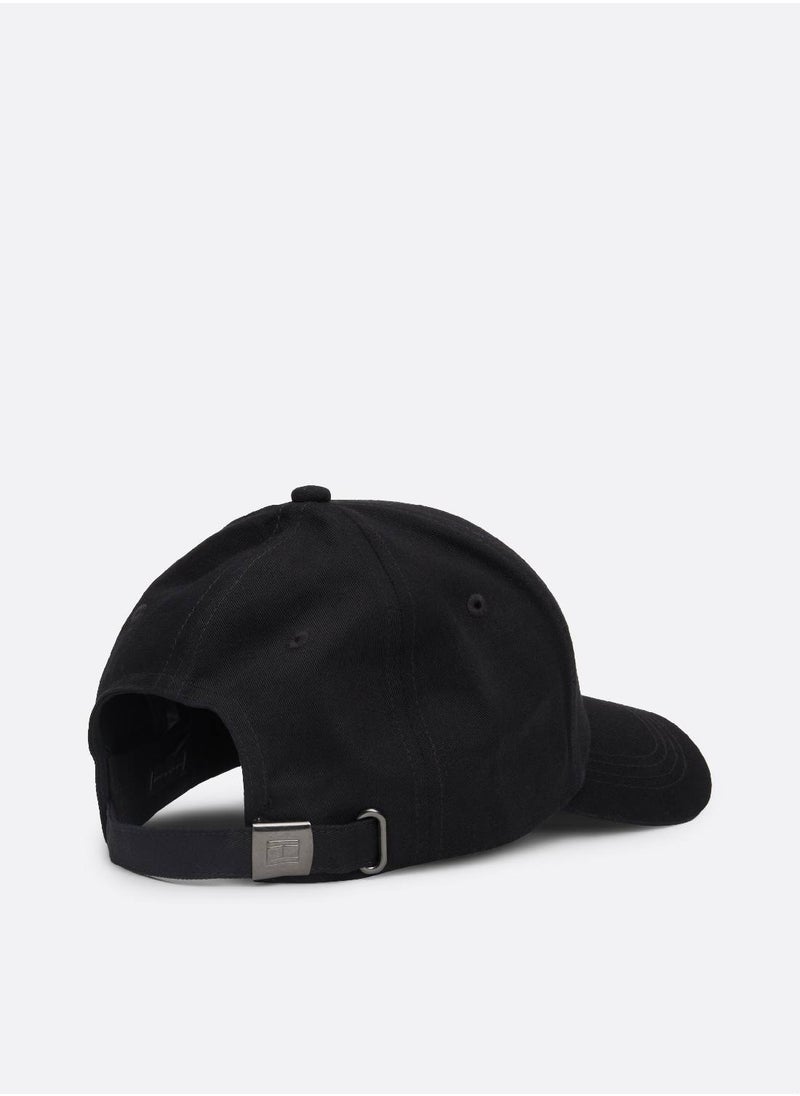 TOMMY HILFIGER - Men's Th Established Cap - Cotton, Black - Image 1