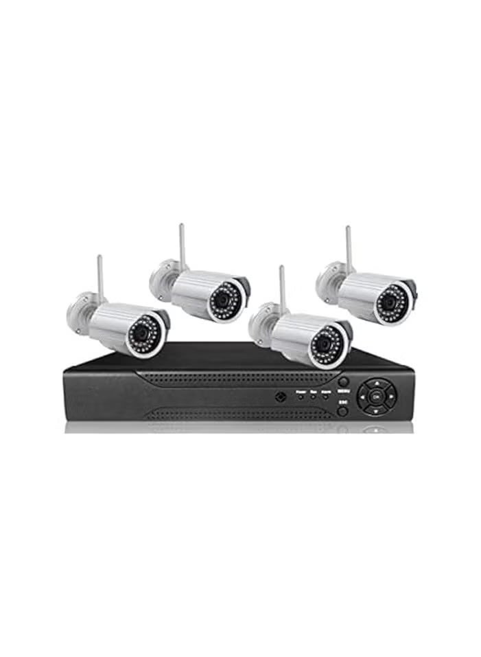 Wireless IP Surveillance Camera Kit with NVR, HD Security Camera System for Home, Office, Store and Business Monitoring