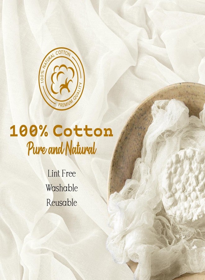 Tomeurperf 1 Roll Cheese Cloth for Straining 100% Natural Cotton Unbleached Reusable Cheese Cloths for Cooking, Polishing, Straining, Cheesecloth Table Runner for Wedding, Decoration(1x30 Yard, Grade 100) - Image 4